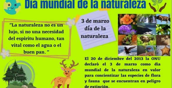 Día mundial de la Naturaleza